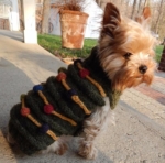 D001 Christmas Tree Doggie Sweater
